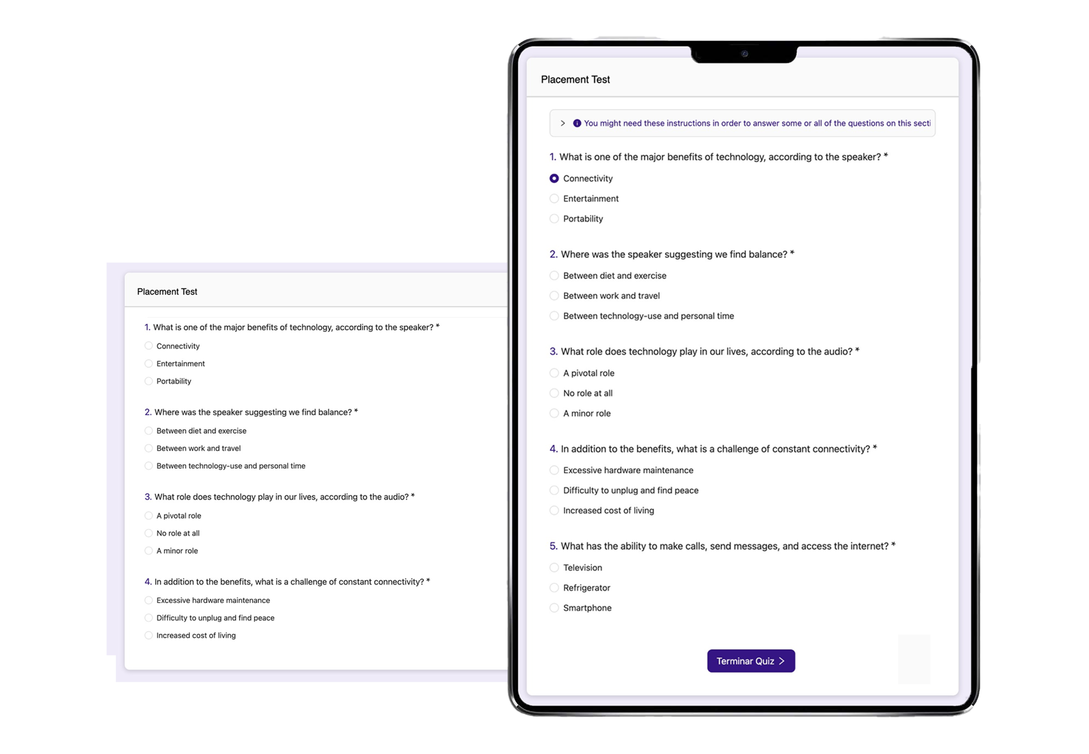 2. Take the Test